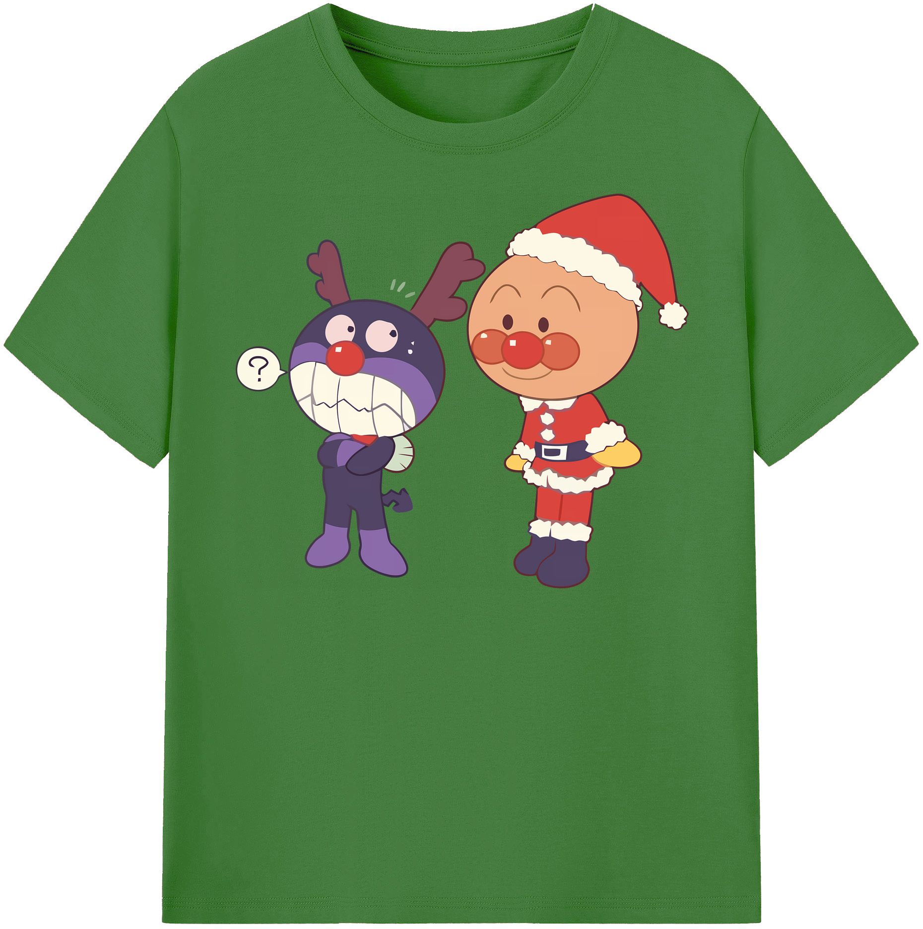 （画像用） アンパンマン Anpanman レディースカジュアルプリントTシャツ（綿100％）